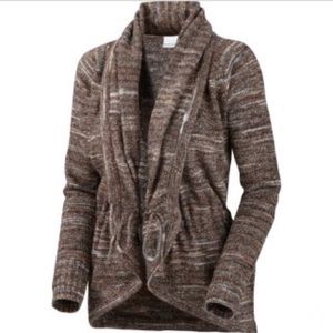 Columbia Brown Ombre Hombre Wrap Sweater-L